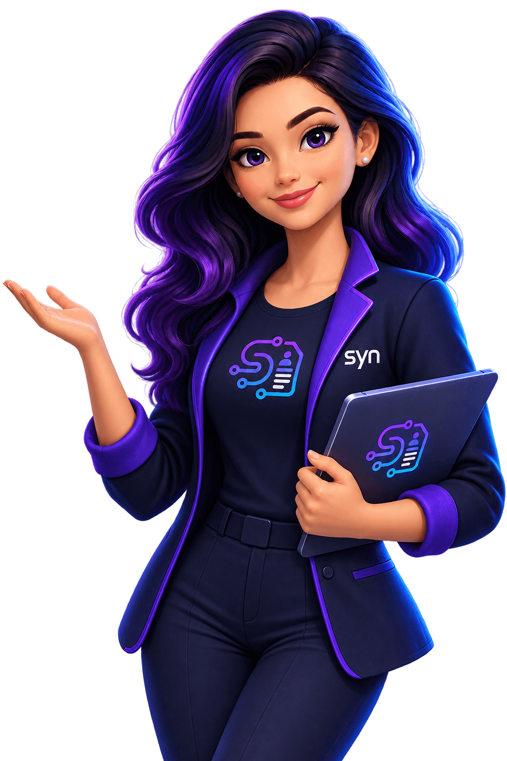 Syn, assistente de IA do Syntriq Smart Resume